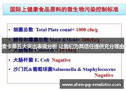 麦卡蒂五大突出表现分析 让我们为其信任提供充分理由